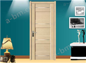 MP-003金凯木门 厂家定制免漆门 实木拼装门 现代简约房门 木门室内门