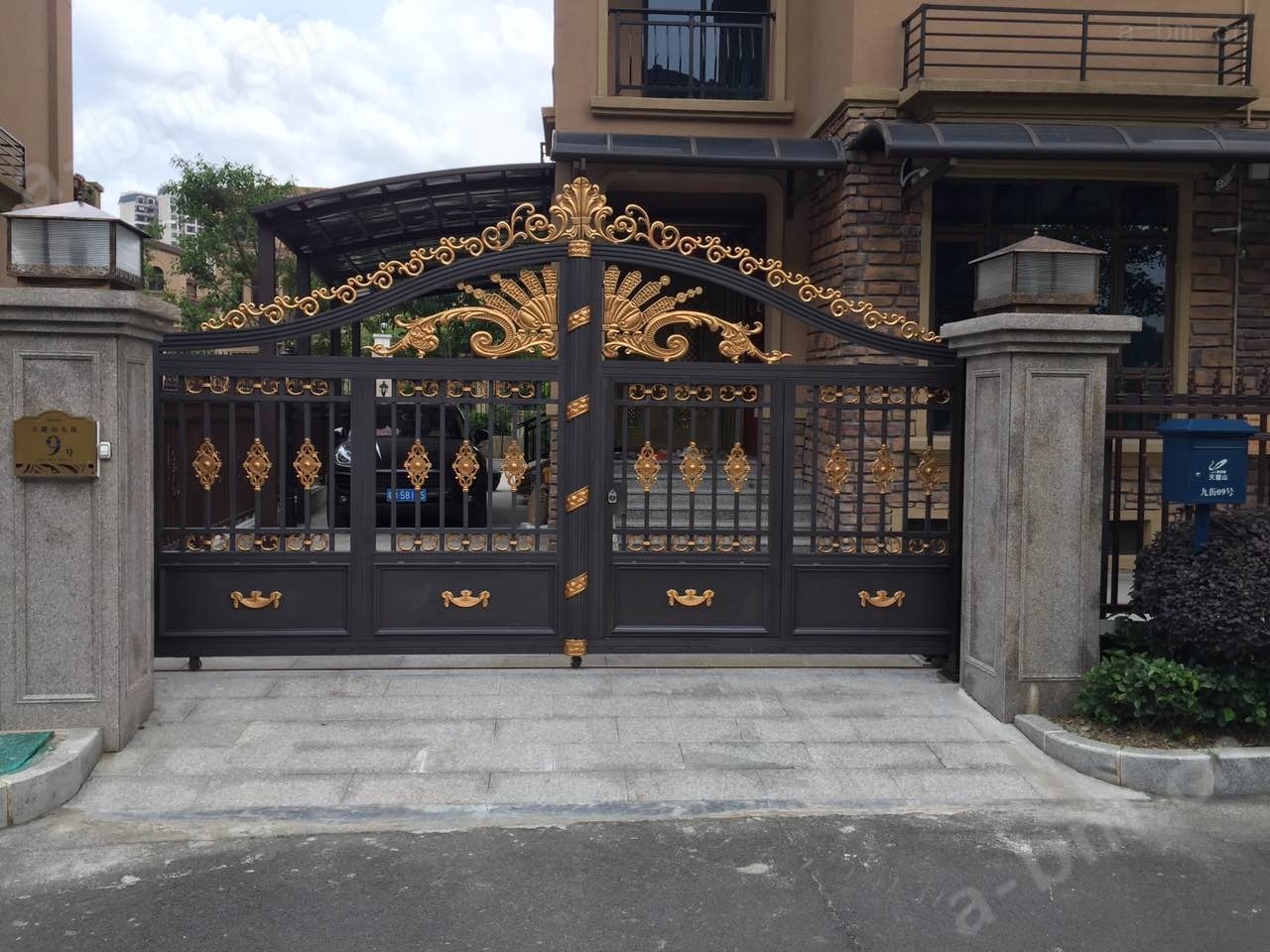 铝门厂家|别墅庭院门|铝艺、铸铝围栏|铝合金大门